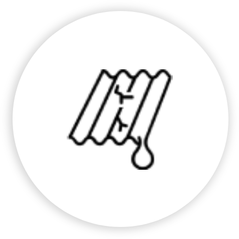 Wavy lines with droplet icon