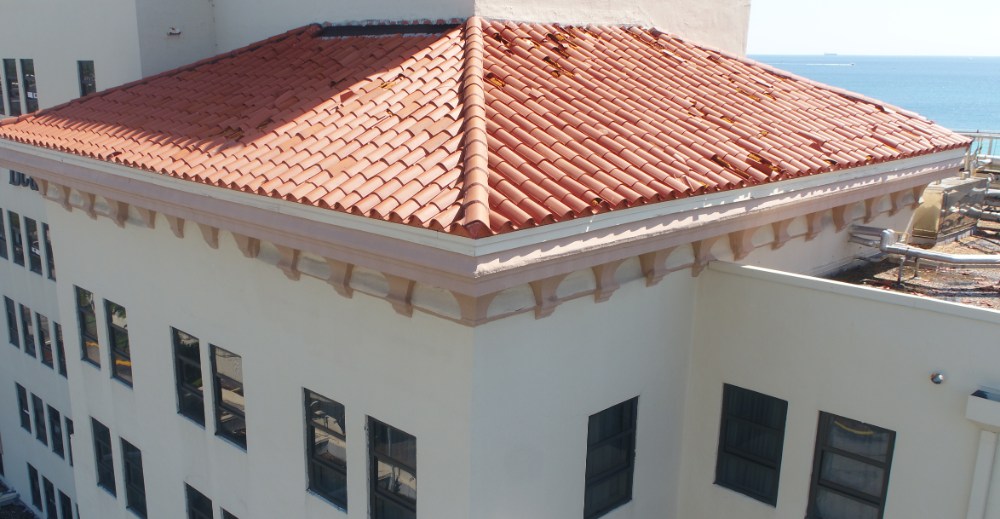 Tiled roof