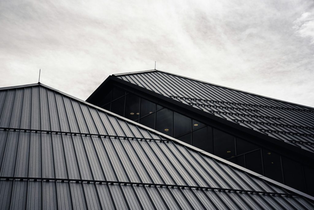 Modern architectural roof lines